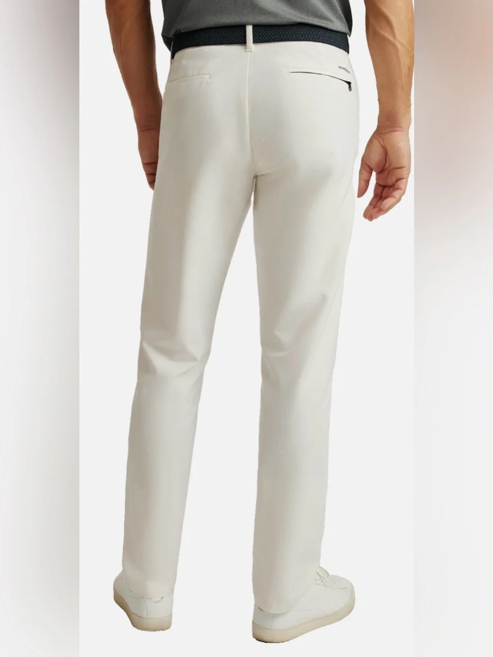 Bonobos Golf Pants Men’s 38x32 “Coconut Milk” Color Slim Fit Performance Stretch